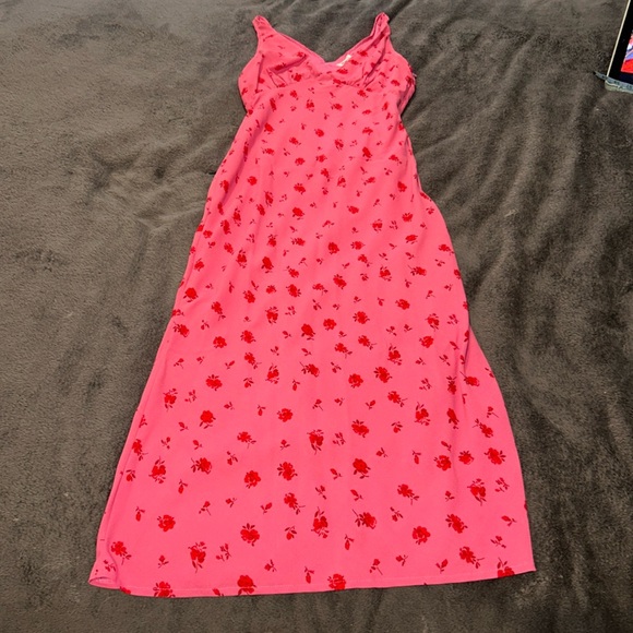 Princess Polly Pink and Red Floral Maxi Dress US4 - Picture 1 of 7